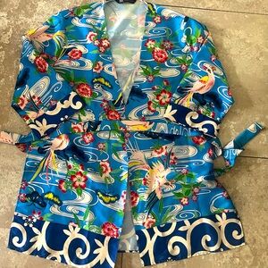 Zara Blue Floral Kimono